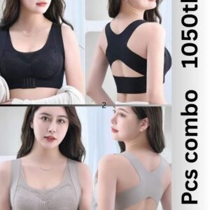 Premium Quality Magic bra- (Black+Ash)
