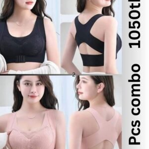 Premium Quality Magic bra- (Black+Pink)