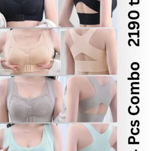 Premium Quality Magic bra- (Black+Skin+Ash+Paste)